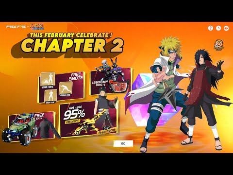 NARUTO CHAPTER 2 EVENT FREE REWARDS, 26 JANUARY EVENT FF | FF NEW EVENT | NEW EVENT FREE FIRE