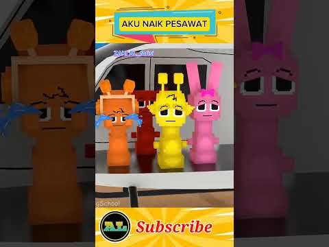 Aku Naik Pesawat #dubbing #minecraft #roblox #skibiditoilet #funny #shortvideo