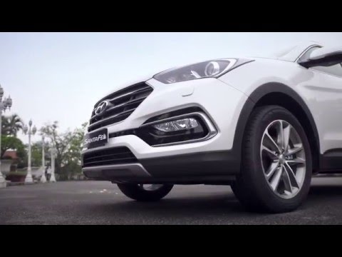 Hyundai Santa Fe xăng 2017, giá bao tốt, vay vốn đến 95%