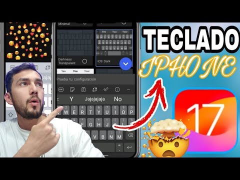 Teclado ESTILO IPhone para ANDROID 2025 ⚡ con Autocorrector ⚡