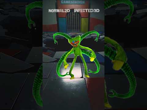 Poppy Playtime All Characters | Normal2D | Infected3D | Evolution Time to see #poppyplaytime