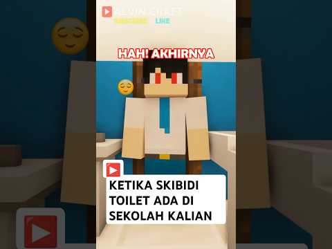 KETIKA SKIBIDI TOILET ADA DI SEKOLAH KALIAN!!! 🤣🤣🤣 #shorts