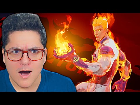 Marvel Rivals - HUMAN TORCH GAMEPLAY REACTION!