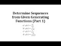 Sequences Derived from Functions