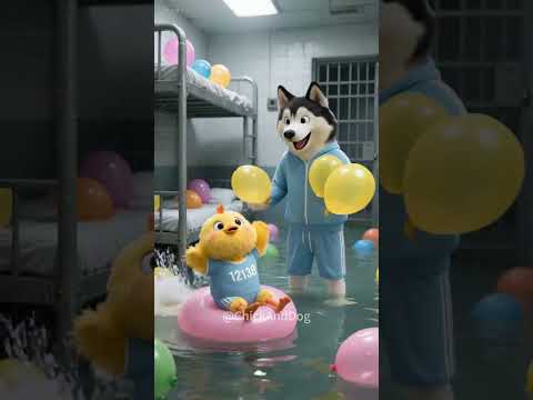 🐶😭Husky's inner monologue: Why am I always the one who gets hurt in the end?  #funny  #animation