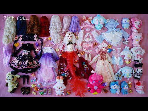 goldfish PRINCESS BJD DOLL Unboxing Dressup गोल्डफिश राजकुमारी गुड़िया