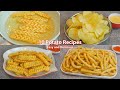 10 Amazing Potato Recipes ! Collections ! Potato Chip , French Fries , Potato Sticks , Potato Snacks