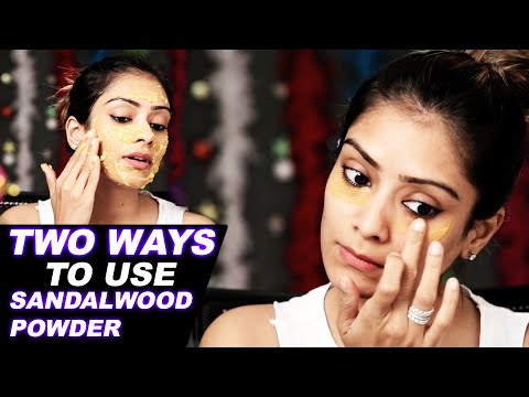 Two Ways To Use Sandalwood Powder Glowing & Clear Skin | Sandalwood Powder | Natural Home Remedies