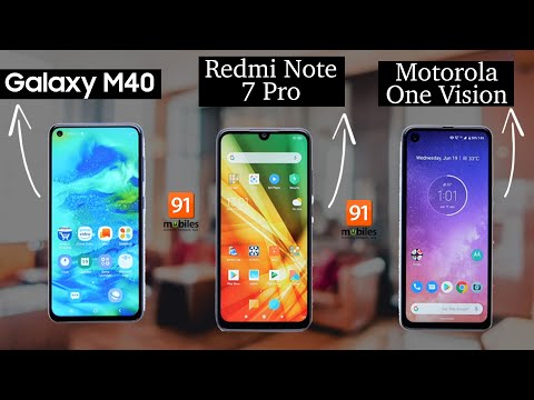(ENGLISH) Motorola One Vision vs Samsung Galaxy M40 vs Xiaomi Redmi Note 7 Pro: Comparison overview