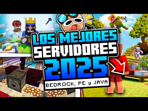 ✅TOP 10 Mejores Servidores de Minecraft en 2025 – JAVA & BEDROCK (Actualizado)