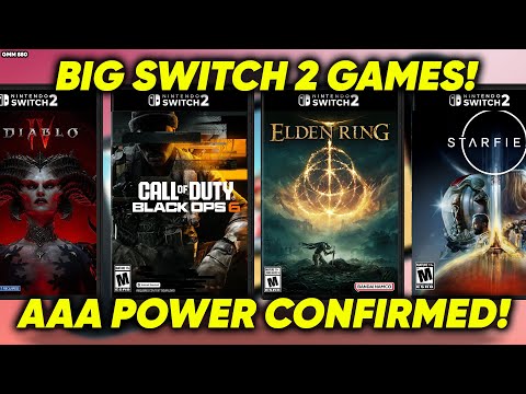 AAA Games Explosion Hits Nintendo Switch 2! Power Ain't a Problem!