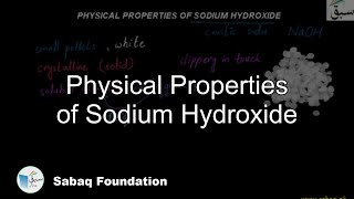 Physical Properties of Sodium Hydroxide