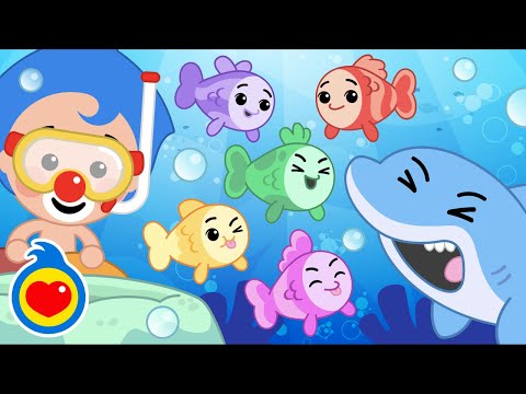 🐠 Five Little Fish 🦈  Nursery Rhymes & Songs by Plim Plim -The Kindness Hero
