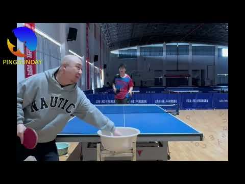 Coach Chen 32 - How to forehand topspin with a lot of spin