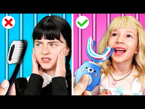 Mamma Ricca VS Mamma Povera in Prigione - Mercoledì Vs Barbie. Trucchi per genitori di Gotcha!