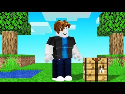 MINECRAFT but it's ROBLOX *(no mobs)