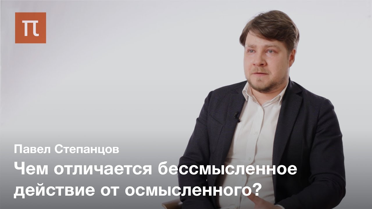 Проблематика действия и смысла в социологии - Павел Степанцов