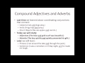 Understanding Coordinating Conjunctions with Compound Adjectives and Adverbs
