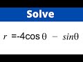 Converting Between Polar and Rectangular Forms