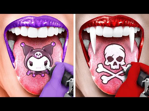 Estudio de Tatuajes de Vampiros para Superhéroes! Mi Tatuaje Mágico Concede Deseos #vampiro