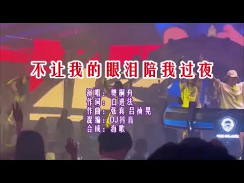 樊桐舟 《不讓我的眼淚陪我過夜（DJ抖音版）》 KTV 導唱字幕 （備有伴奏視頻）