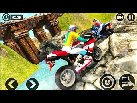 Dirt Bike Rider Mountain Stunt Racing | Bike Game | Motorbike Uphill Ride | Android Gameplay