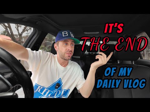 Why I've decided to end the daily Vlog