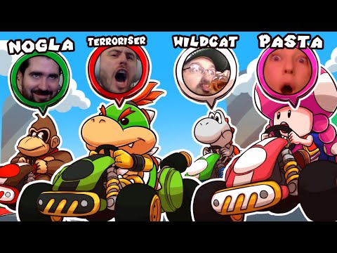 MARIO KART WORLD but we RAGE on Webcams😡