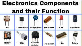 Electronics components and their functions ||इलेक्ट्रॉनिक्स घटक और उनके कार्य||