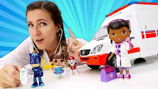 🩺👧 Jugamos al doctor en la Guardería Infantil | Revisión médica para los juguetes