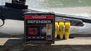 Winchester Defender 20ga 2-3/4" 7/8oz #2 Home Defense Patterning & Gel Testing W/ Stevens 301