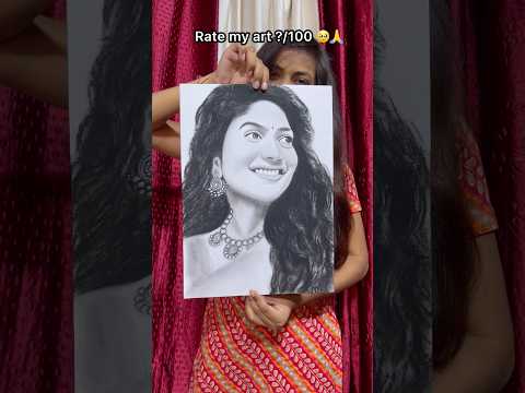 saipallavi - rate my art ?/100 🥺 #saipallavi #trending #trendingshorts #shortsfeed #shorts