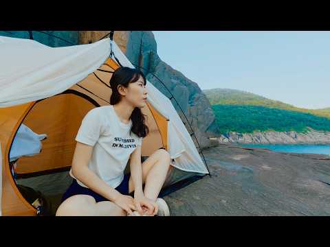 해안 절벽 끝에서 하룻밤 / 죽기전에 꼭 가봐야하는 백패킹 명소/ 여수 개도 백패킹