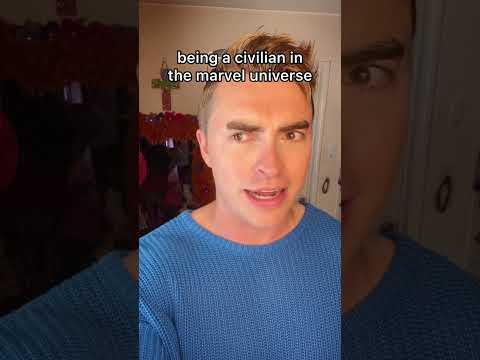 being a civilian in the marvel universe #comedy #funny #shorts