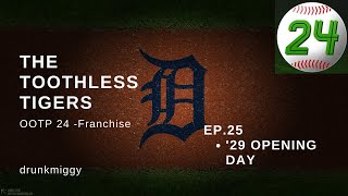 OOTP 24 Franchise Mode - The Toothless Tigers! - Episode 25 - Opening Day Vs the Mariners