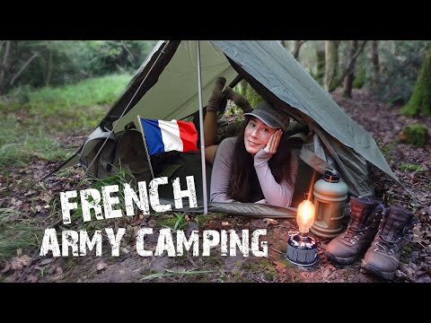 French Army Camping 🫡 1993 F2 Military Tent & French Ration Pack