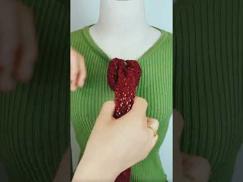 Trendy Scarf Styling Ideas | Quick & Easy DIY Fashion. #shorts #fashion #viralshort