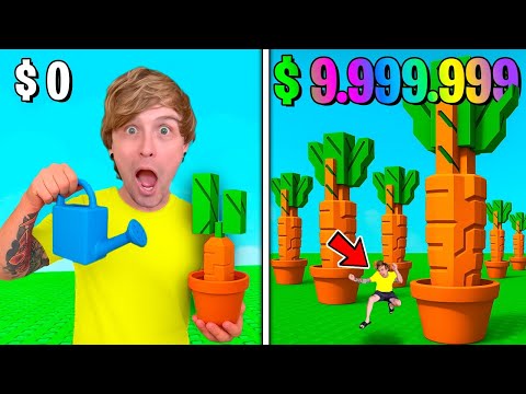 PELA PRIMEIRA VEZ JOGUEI GROW a GARDEN no ROBLOX - Pai Também Joga 2.0