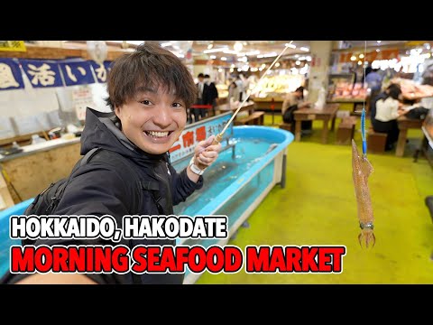 Eat! Eat! Eat! at Hokkaido Morning Seafood Market & Unique Ramen. Wild Flight Back to Tokyo Ep.576