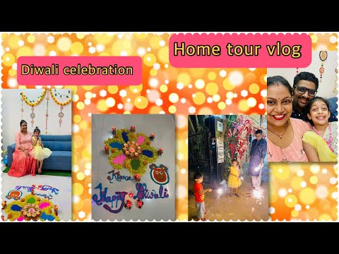 Diwali celebration vlog with home tour || Aayushi Choudhary || Diwali 2023 🪔