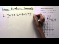 Linear Functions and Formulas