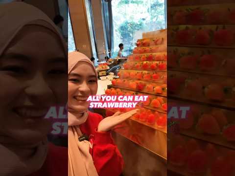 MUKBANG AYCE STROBERI SEPUASNYA DI KOREA 😆🍓 BAYAR 1.5 JUTA WORTH IT GAK?? #mukbang #strawberry