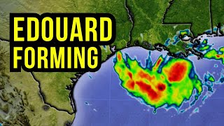 Edouard Forming in the Gulf...