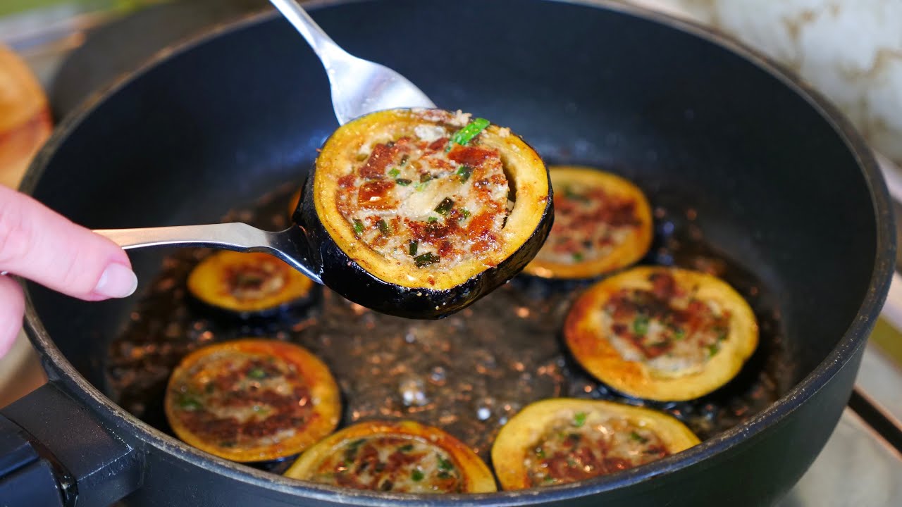 Рецепт: фаршированные баклажаны с мясом