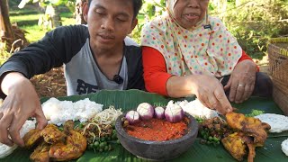 mari tuang sadayana sambal terasi leunca dan ayam goreng