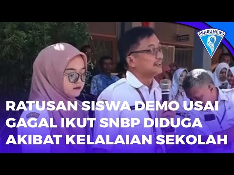 Ratusan Siswa Demo Usai Gagal Ikut SNBP Diduga Akibat Kelalaian Sekolah