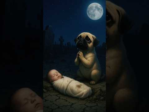 Poor pug prays to Jesus for save a baby!๐ฅฒ #ytshorts #viralvideo #yt #puppy #dog #trending #emotional