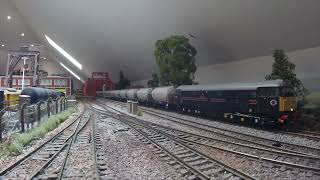 Large 40ft loft layout OO gauge model railway.5 new Loco's & wagons.