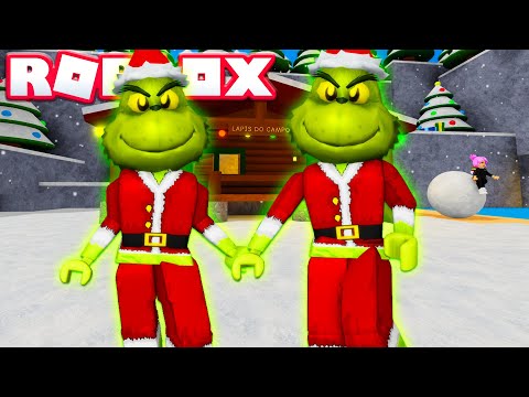 VIRAMOS GRINCH NO MARRETÃO - Roblox - Flee the Facility