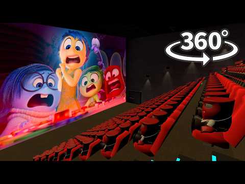 Inside out Anger Watching a Movie! 360° VR